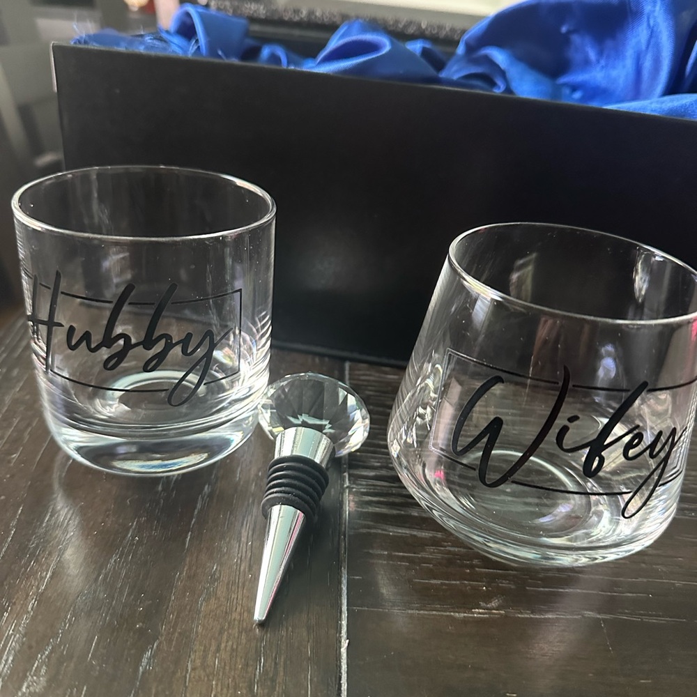 Hubby and wifey cups